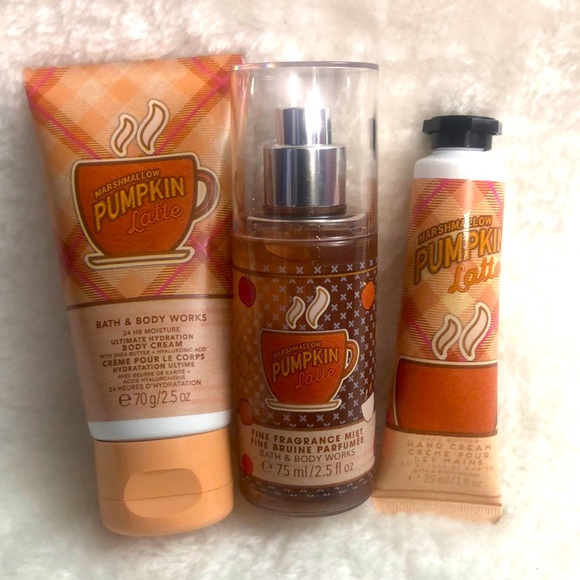 Bath & Body Works Other - BBW MARSHMALLOW PUMPKIN LATTE Bundle